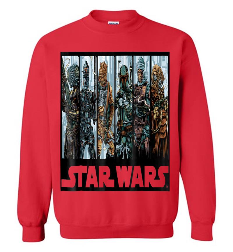 Inktee Store - Star Wars Bounty Hunters' Guild Graphic Sweatshirt Image