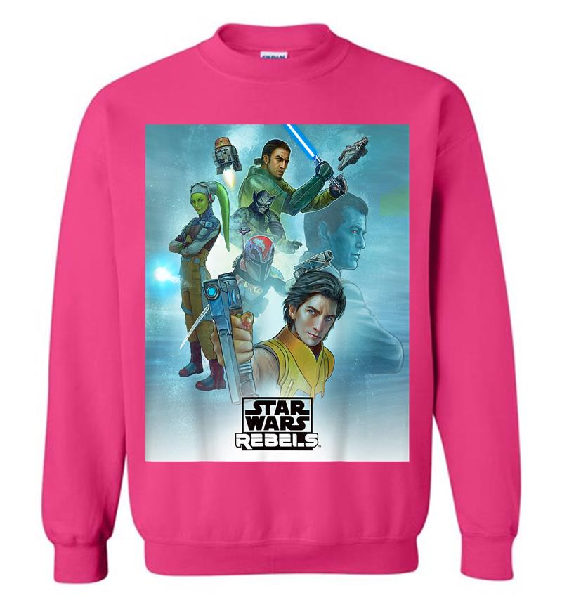 Inktee Store - Star Wars Celebration Mural Rebels Series Logo Sweatshirt Image