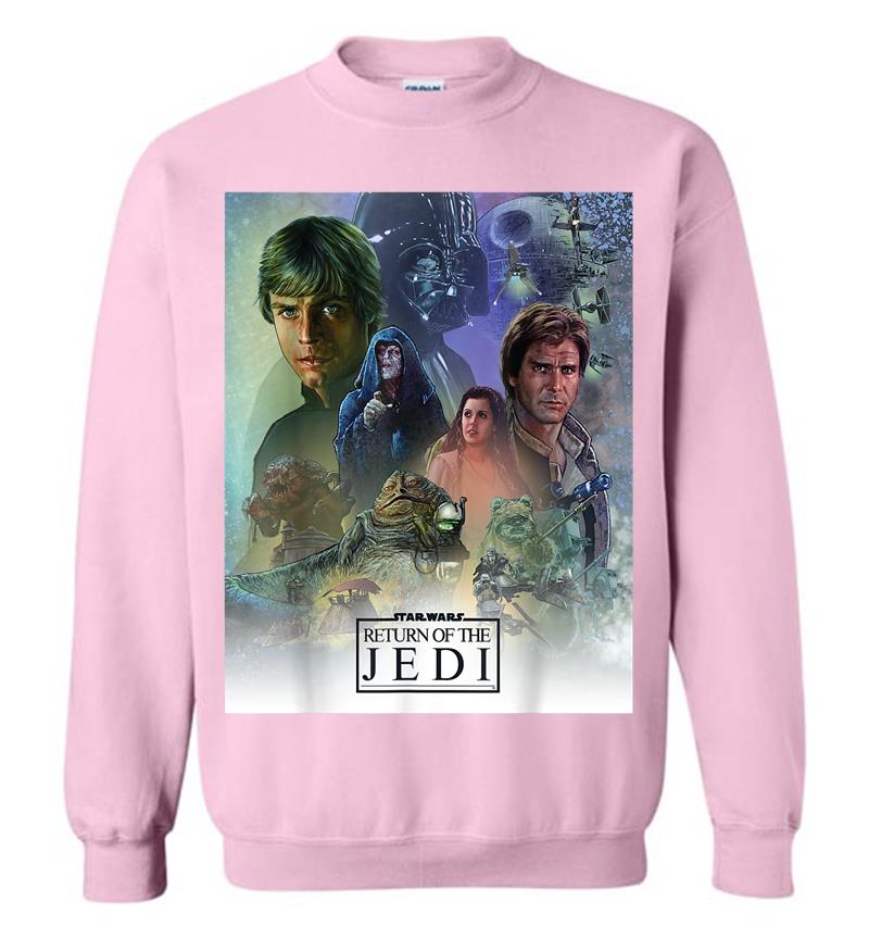 Inktee Store - Star Wars Celebration Mural Return Of The Jedi Logo Sweatshirt Image