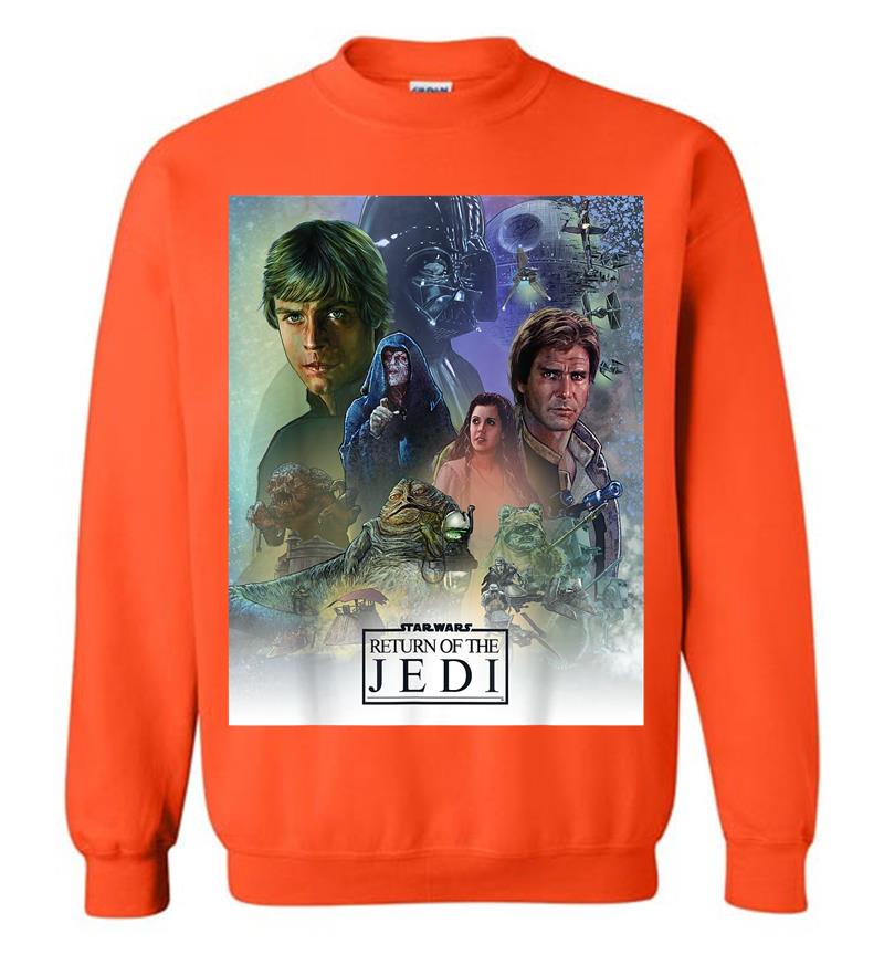 Inktee Store - Star Wars Celebration Mural Return Of The Jedi Logo Sweatshirt Image