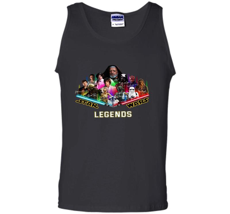 Inktee Store - Star Wars Character Legends Signature Mens Tank Top Image