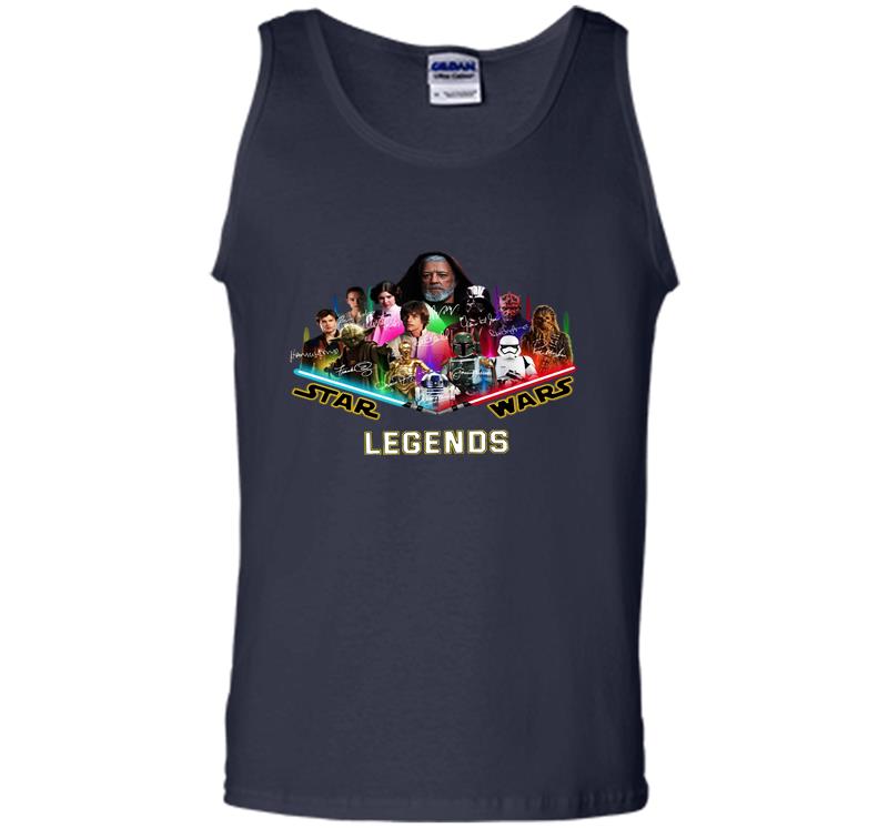 Inktee Store - Star Wars Character Legends Signature Mens Tank Top Image