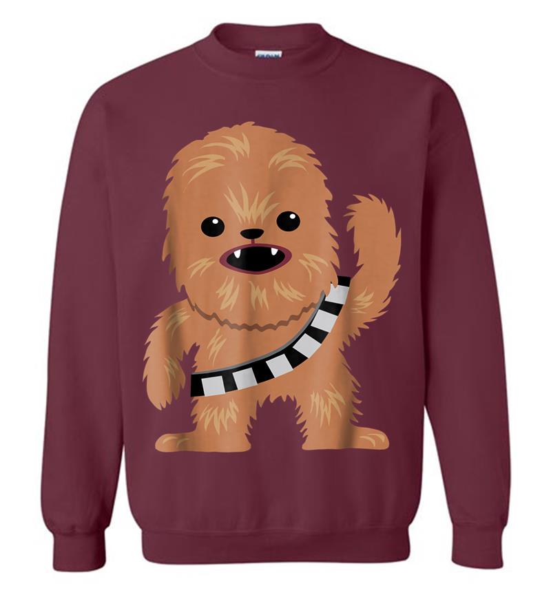 Inktee Store - Star Wars Chewbacca Cutie Cartoon Chewie Graphic Sweatshirt Image