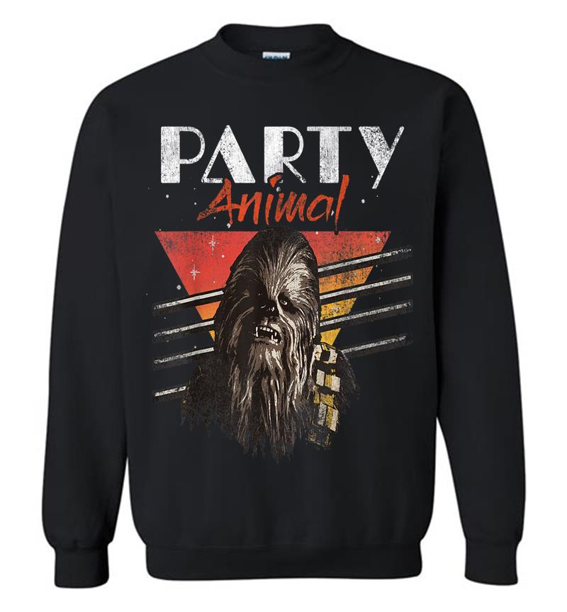Star Wars Chewbacca Party Animal Vintage Graphic Sweatshirt