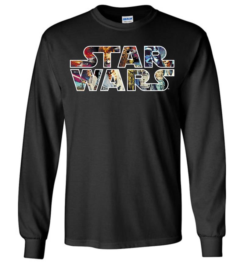Star Wars Classic Movie Poster Logo Long Sleeve T-Shirt