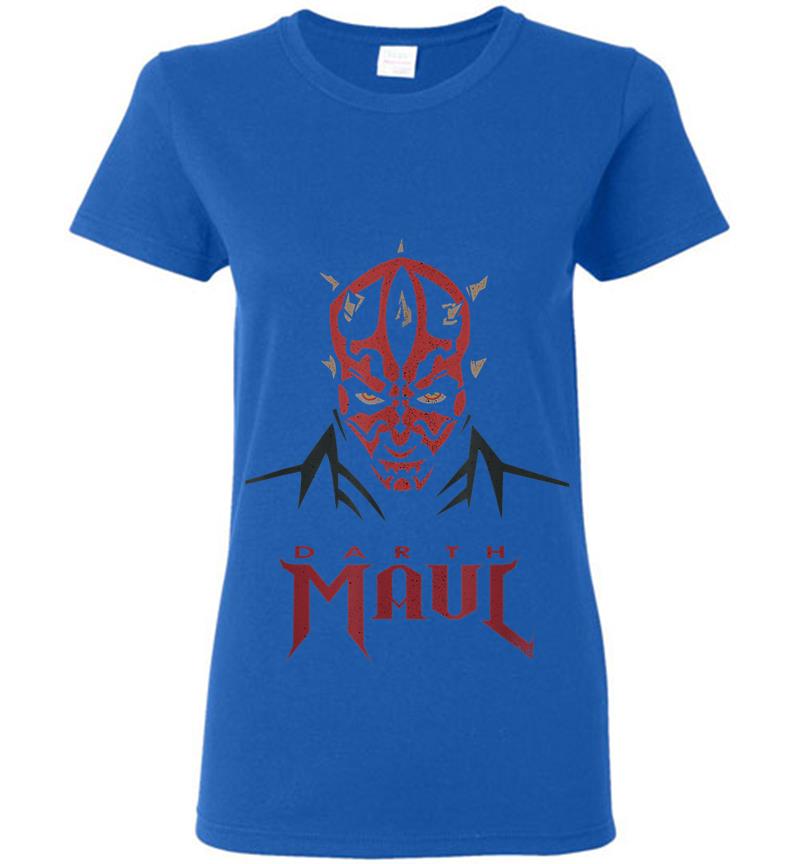 Inktee Store - Star Wars Darth Maul Sith Lord Womens T-Shirt Image