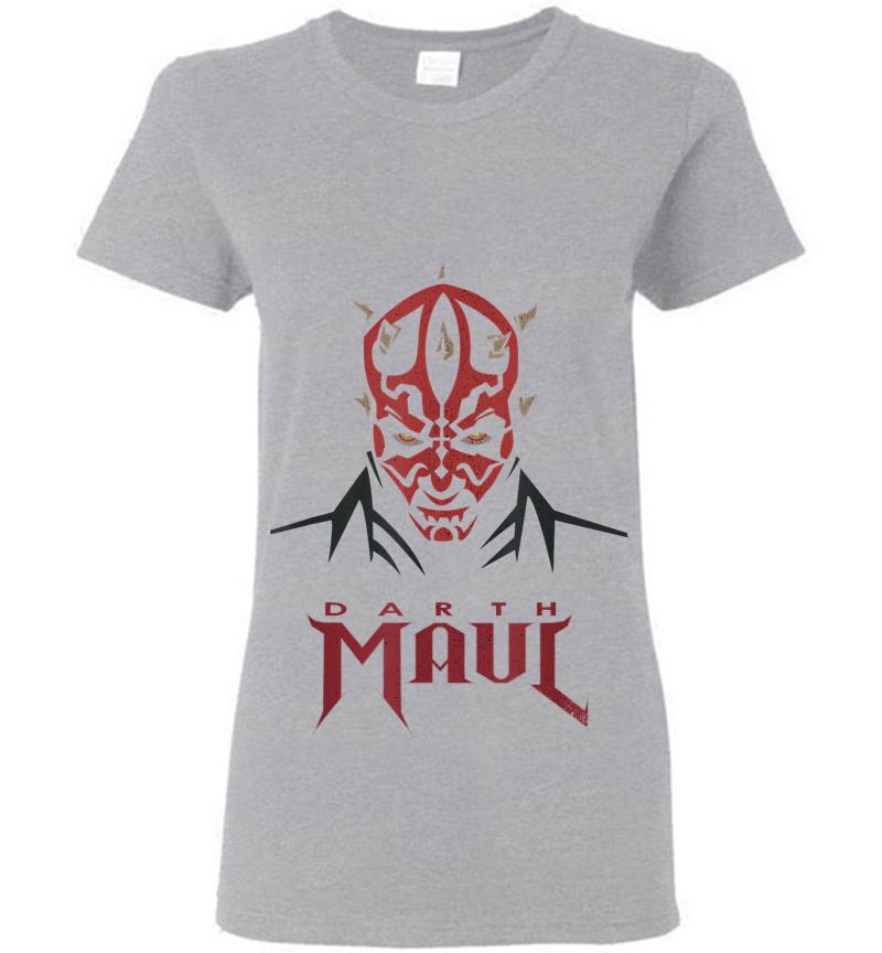 Inktee Store - Star Wars Darth Maul Sith Lord Womens T-Shirt Image