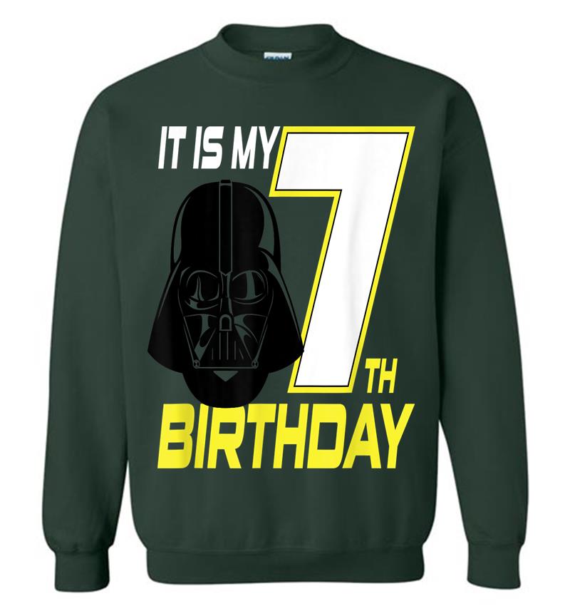 Inktee Store - Star Wars Darth Vader 7Th Birthday Sweatshirt Image