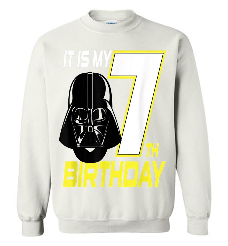 Inktee Store - Star Wars Darth Vader 7Th Birthday Sweatshirt Image
