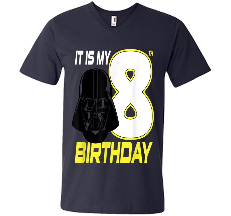 Inktee Store - Star Wars Darth Vader 8Th Birthday V-Neck T-Shirt Image