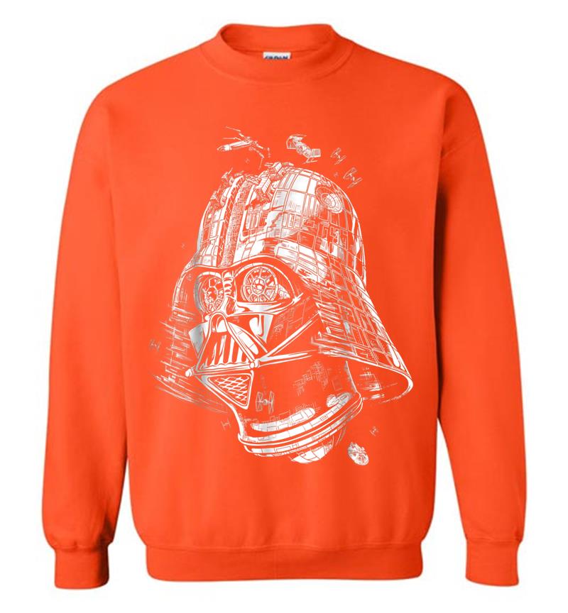 Inktee Store - Star Wars Darth Vader As The Death Star Graphic Sweatshirt Image