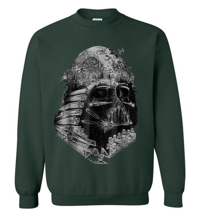 Inktee Store - Star Wars Darth Vader Build The Empire Graphic Sweatshirt Image