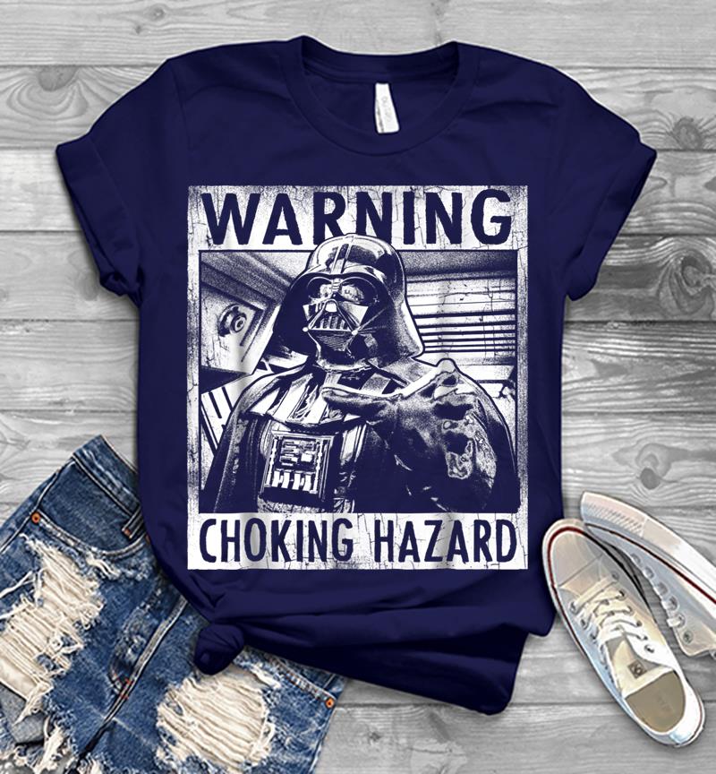 Inktee Store - Star Wars Darth Vader Choking Hazard Vintage Graphic Mens T-Shirt Image