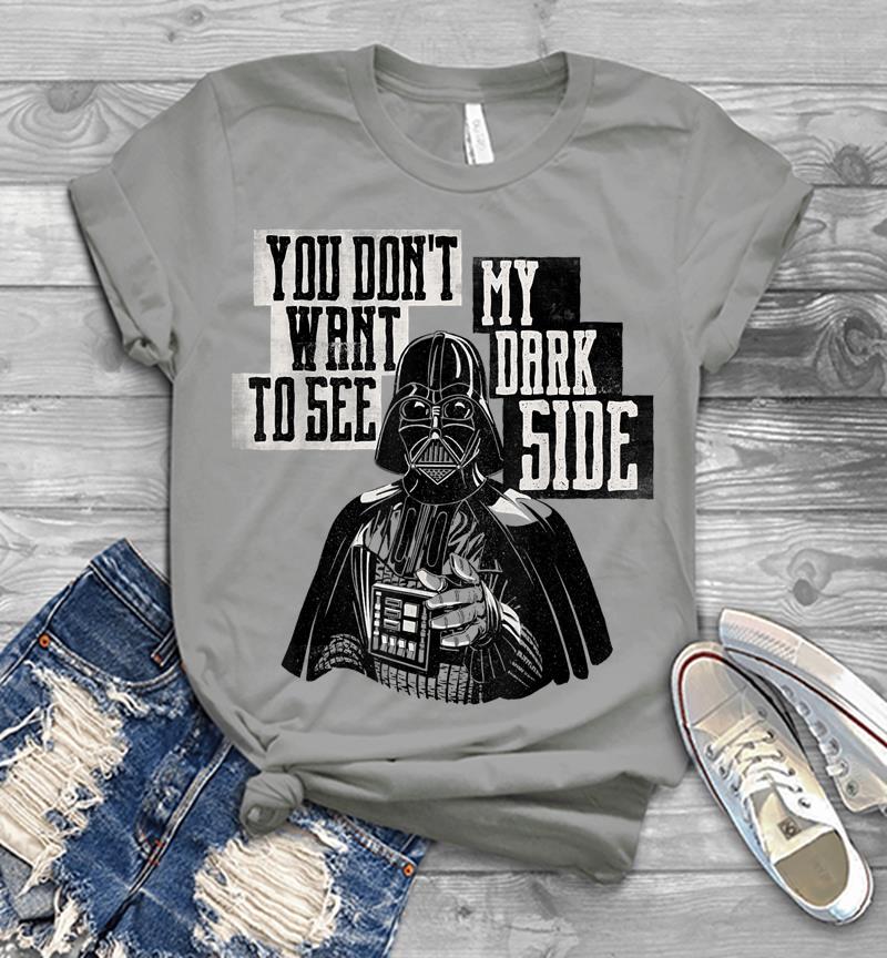 Inktee Store - Star Wars Darth Vader Dark Side Funny Mens T-Shirt Image