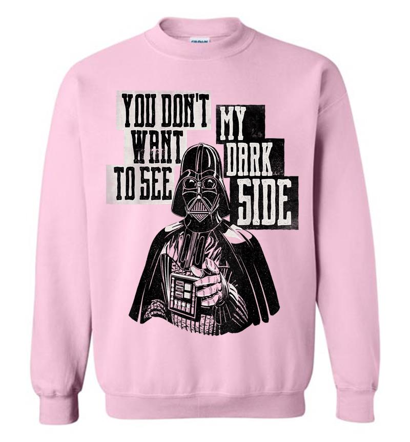 Inktee Store - Star Wars Darth Vader Dark Side Funny Sweatshirt Image