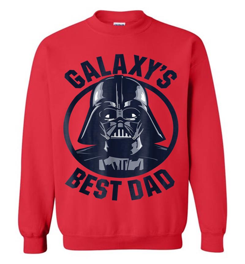 Inktee Store - Star Wars Darth Vader Galaxy'S Best Dad Graphic Sweatshirt Image