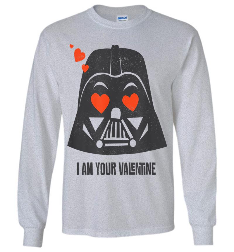 Inktee Store - Star Wars Darth Vader I Am Your Valentine Long Sleeve T-Shirt Image