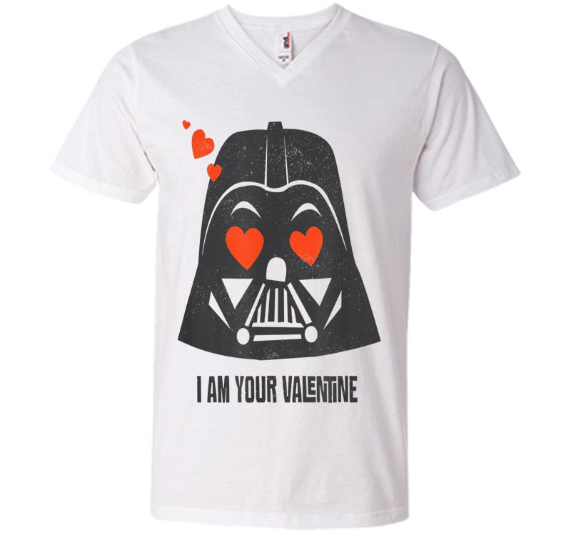 Inktee Store - Star Wars Darth Vader I Am Your Valentine V-Neck T-Shirt Image