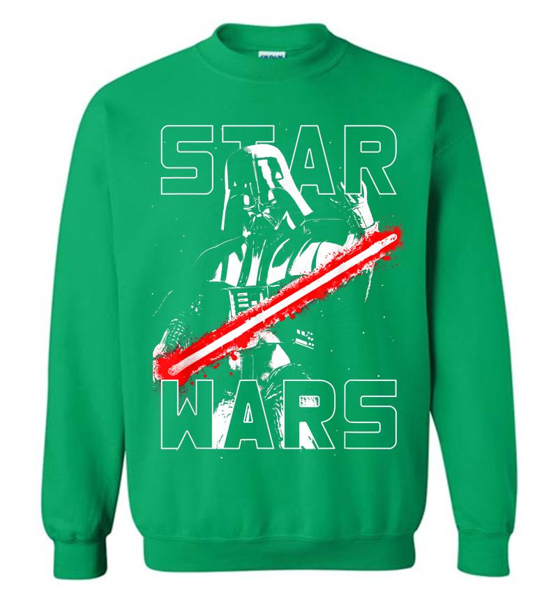 Inktee Store - Star Wars Darth Vader Lightsaber Taunting Graphic Sweatshirt Image