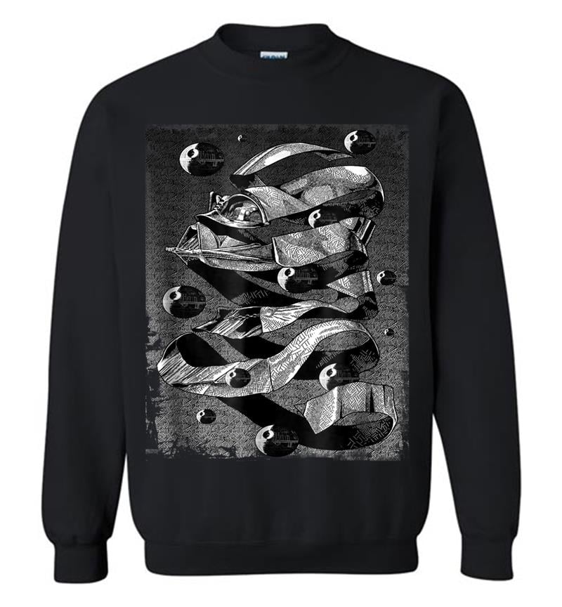 Star Wars Darth Vader Mc Escher Style Graphic Sweatshirt