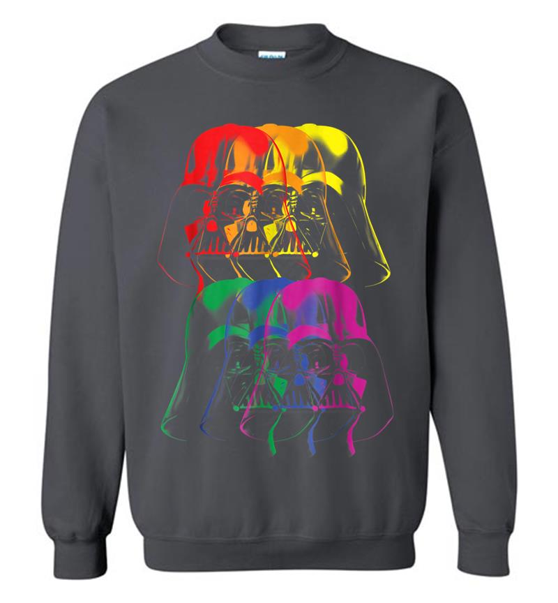 Inktee Store - Star Wars Darth Vader Rainbow Darkside Pride Graphic Sweatshirt Image
