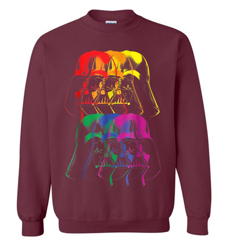 Inktee Store - Star Wars Darth Vader Rainbow Darkside Pride Graphic Sweatshirt Image