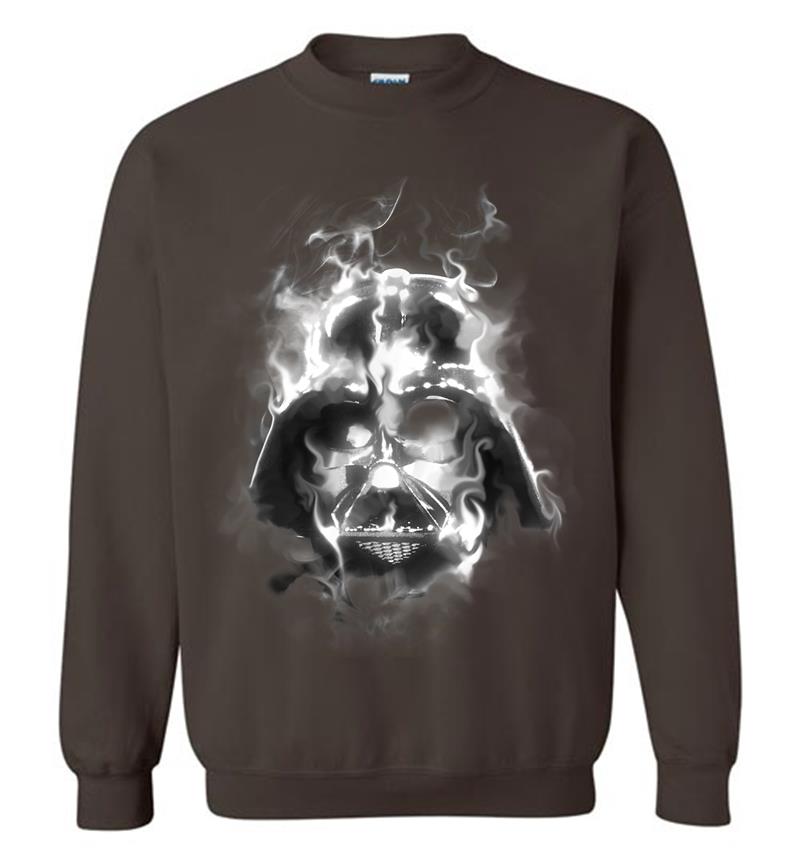 Inktee Store - Star Wars Darth Vader Smoke Graphic Sweatshirt Image
