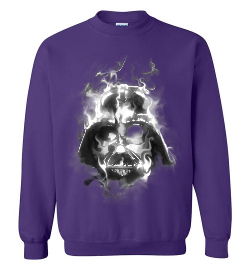 Inktee Store - Star Wars Darth Vader Smoke Graphic Sweatshirt Image