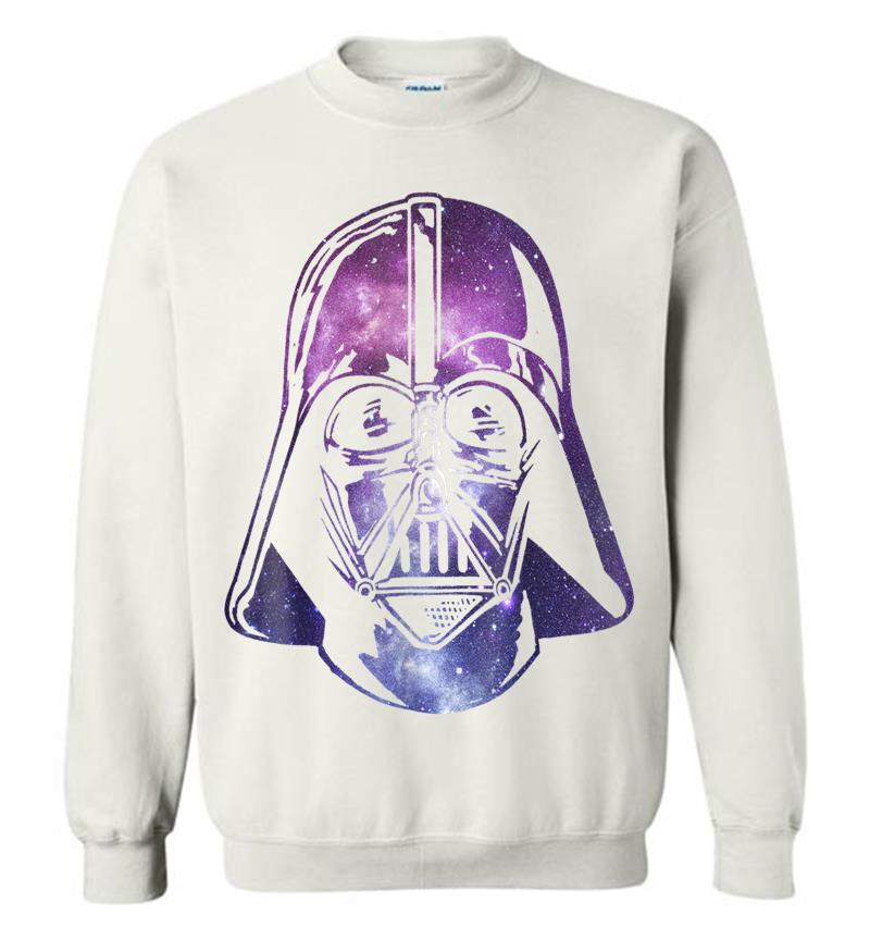 Inktee Store - Star Wars Darth Vader Space Helmet Galaxy Sweatshirt Image