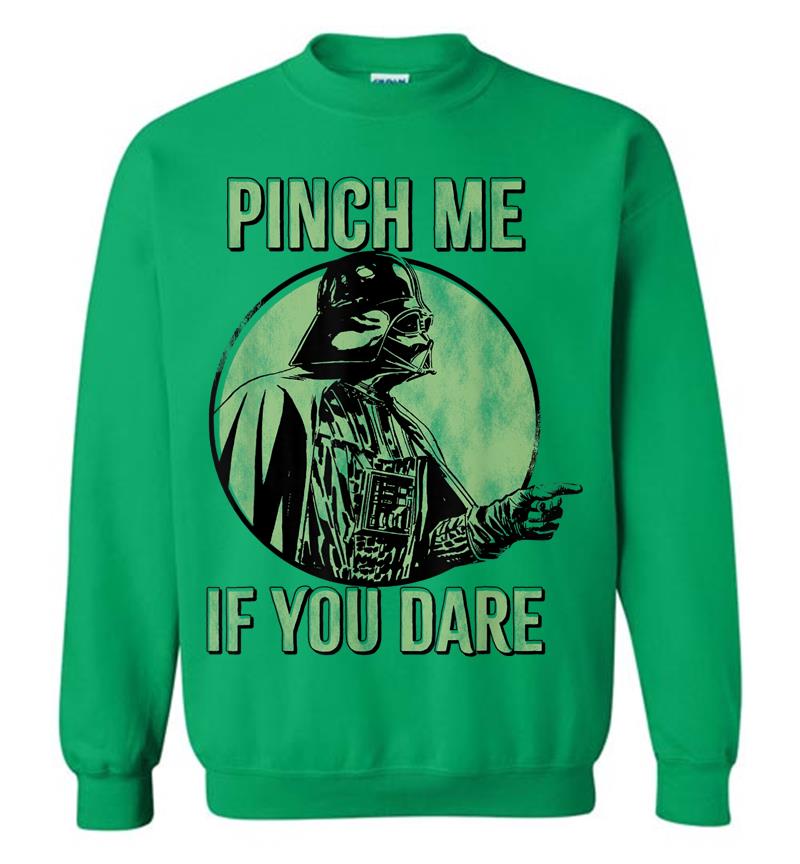 Inktee Store - Star Wars Darth Vader St. Patrick'S Day Pinch Me Sweatshirt Image