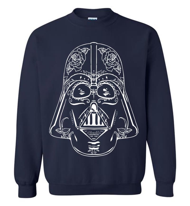 Inktee Store - Star Wars Darth Vader Sugar Skull Classic Graphic Sweatshirt Image