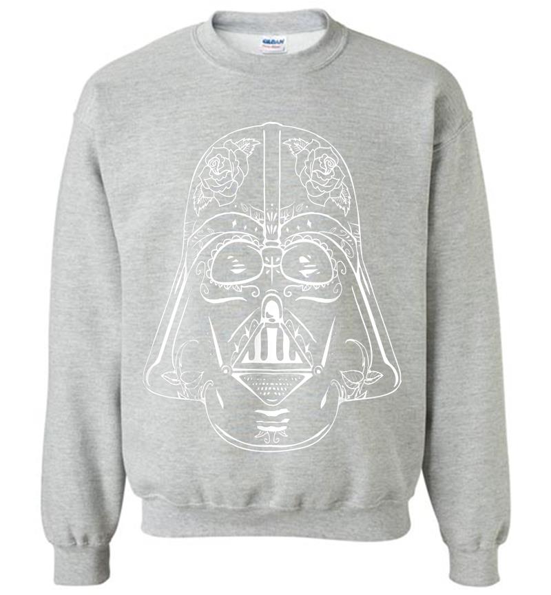 Inktee Store - Star Wars Darth Vader Sugar Skull Classic Graphic Sweatshirt Image