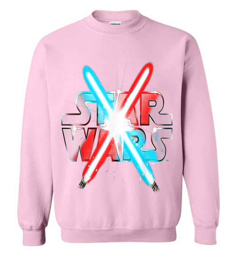 Inktee Store - Star Wars Dueling Lightsabers Sweatshirt Image