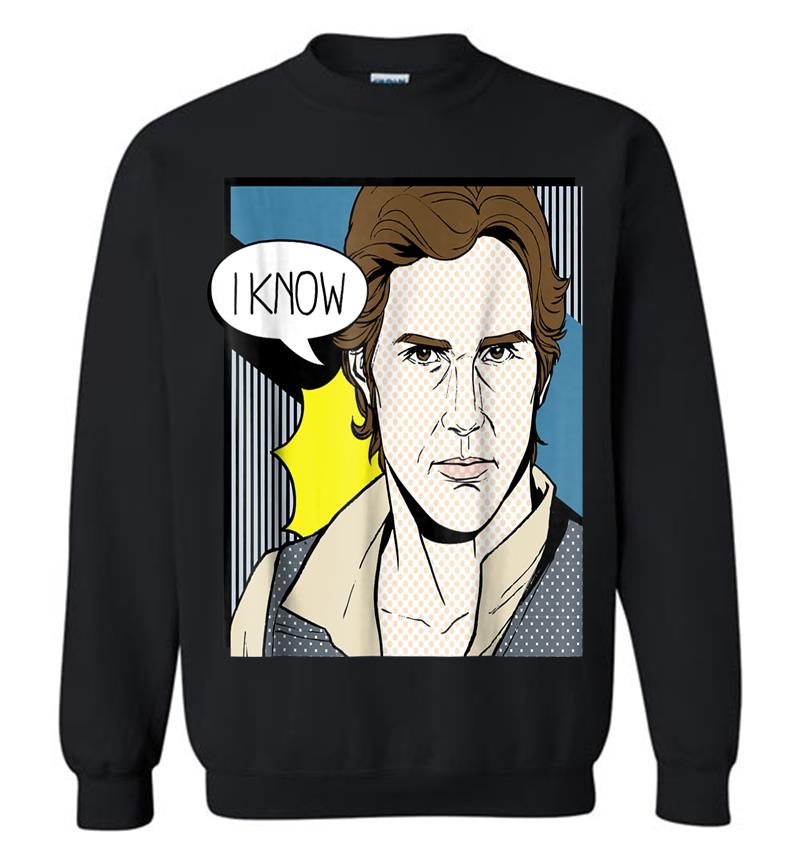 Star Wars Han Solo I Know Pop Art Couples Graphic Sweatshirt