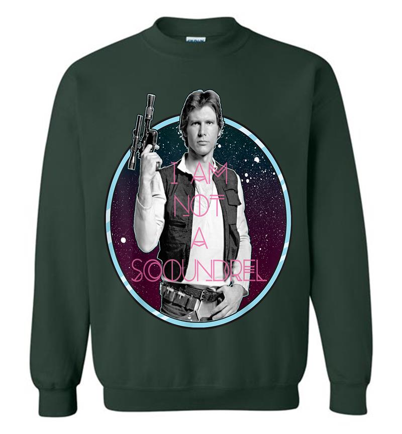 Inktee Store - Star Wars Han Solo Not A Scoundrel Classic Pose Sweatshirt Image
