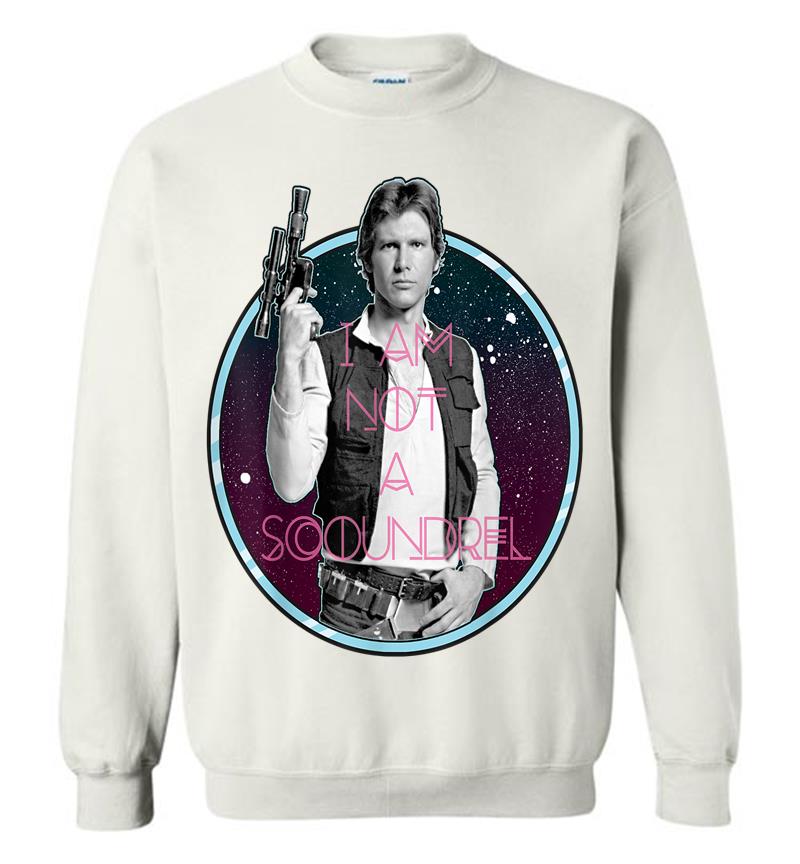 Inktee Store - Star Wars Han Solo Not A Scoundrel Classic Pose Sweatshirt Image