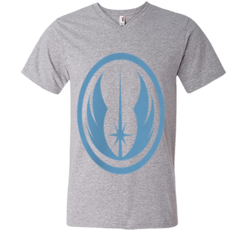 Inktee Store - Star Wars Jedi Order Left Chest Graphic V-Neck T-Shirt Image