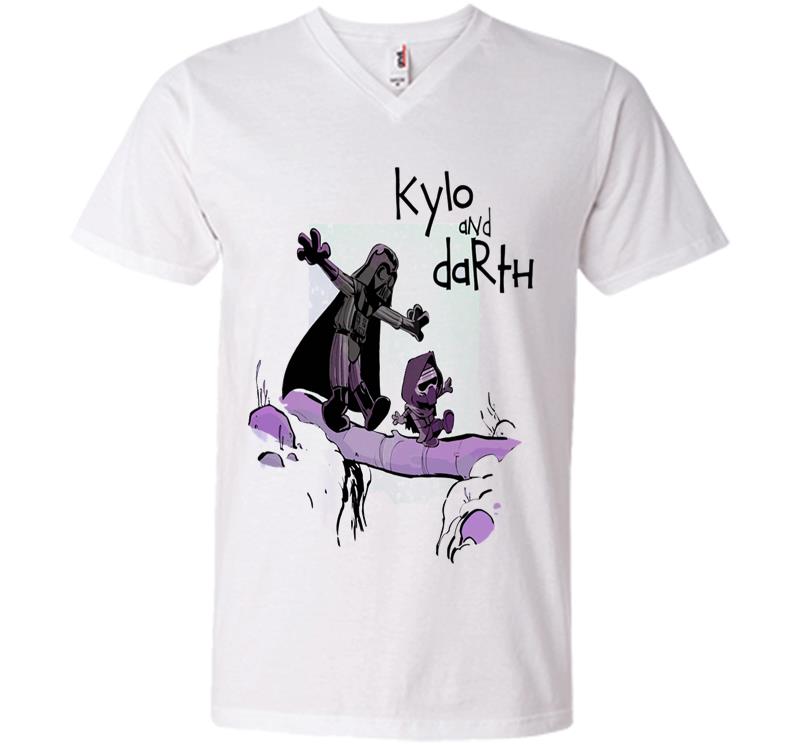 Inktee Store - Star Wars Kylo And Darth V-Neck T-Shirt Image