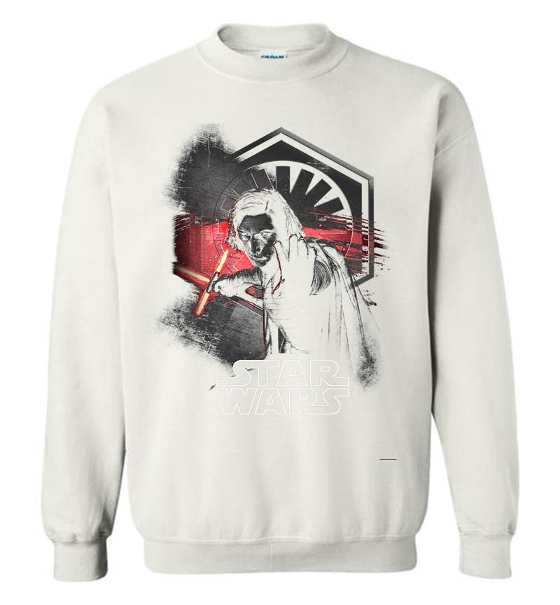 Inktee Store - Star Wars Last Jedi Kylo Ren Won'T Back Down Premium Sweatshirt Image
