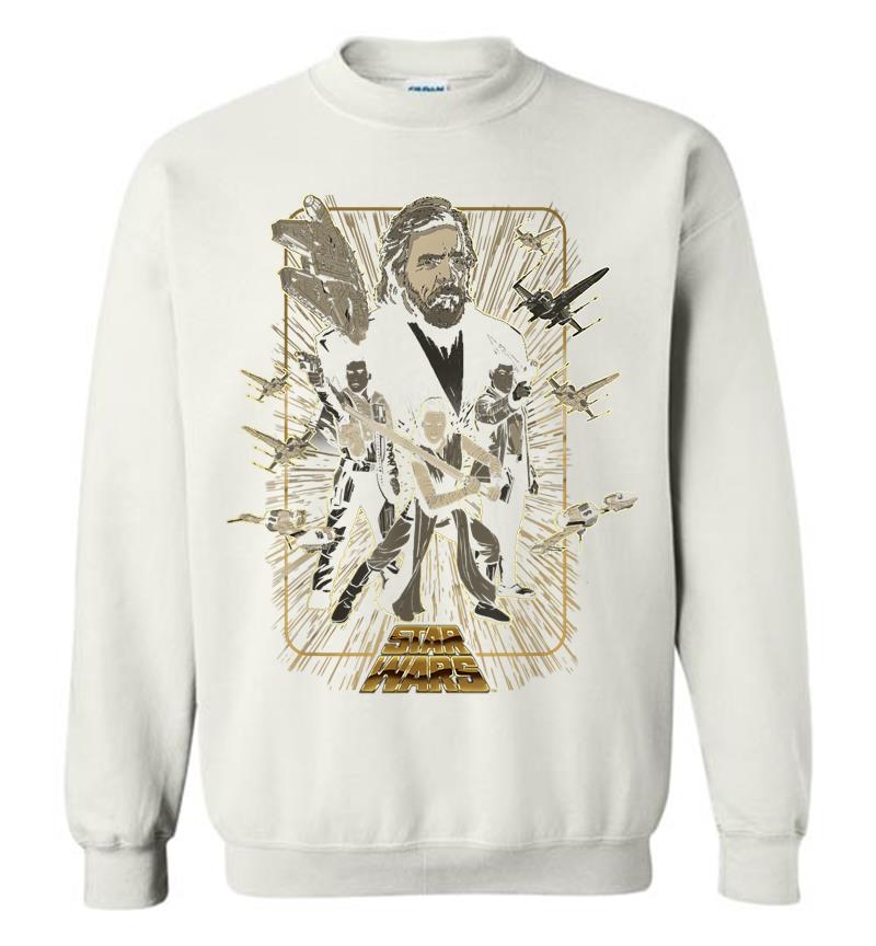 Inktee Store - Star Wars Last Jedi Luke Skywalker Returns Graphic Sweatshirt Image