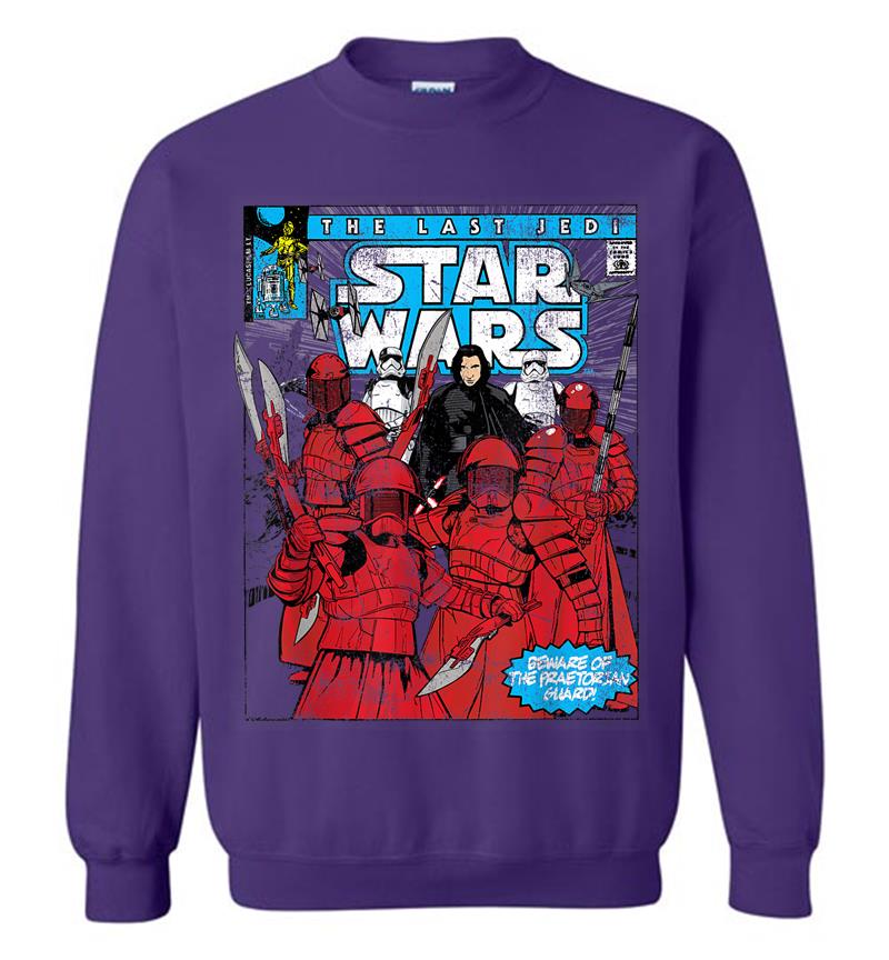 Inktee Store - Star Wars Last Jedi Retro Kylo Praetorian Comic Sweatshirt Image
