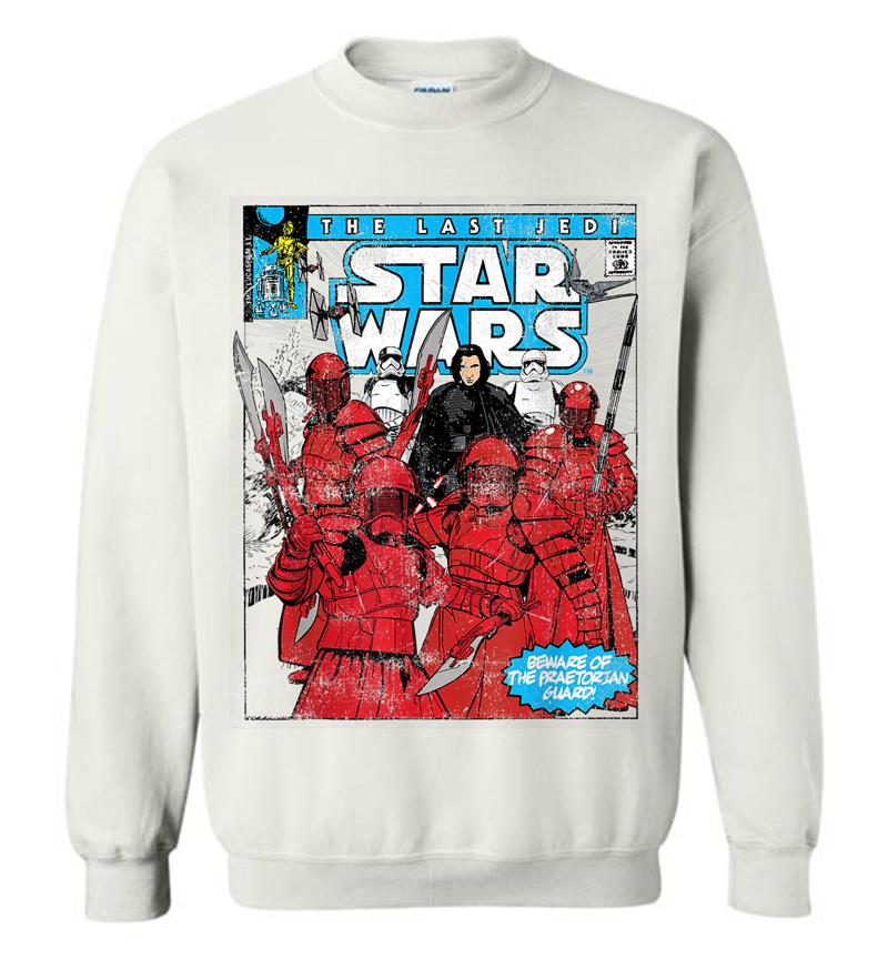 Inktee Store - Star Wars Last Jedi Retro Kylo Praetorian Comic Sweatshirt Image