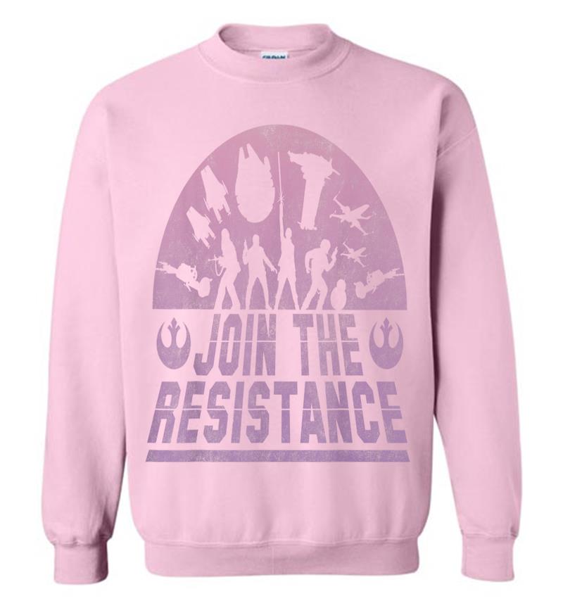 Inktee Store - Star Wars Last Jedi Silhouette Join The Resistance Sweatshirt Image