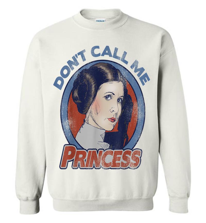 Inktee Store - Star Wars Leia Don'T Call Me Princess Graphic C1 Sweatshirt Image