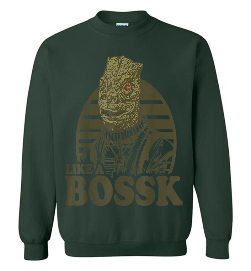 Inktee Store - Star Wars Like A Bossk Graphic Sweatshirt Image