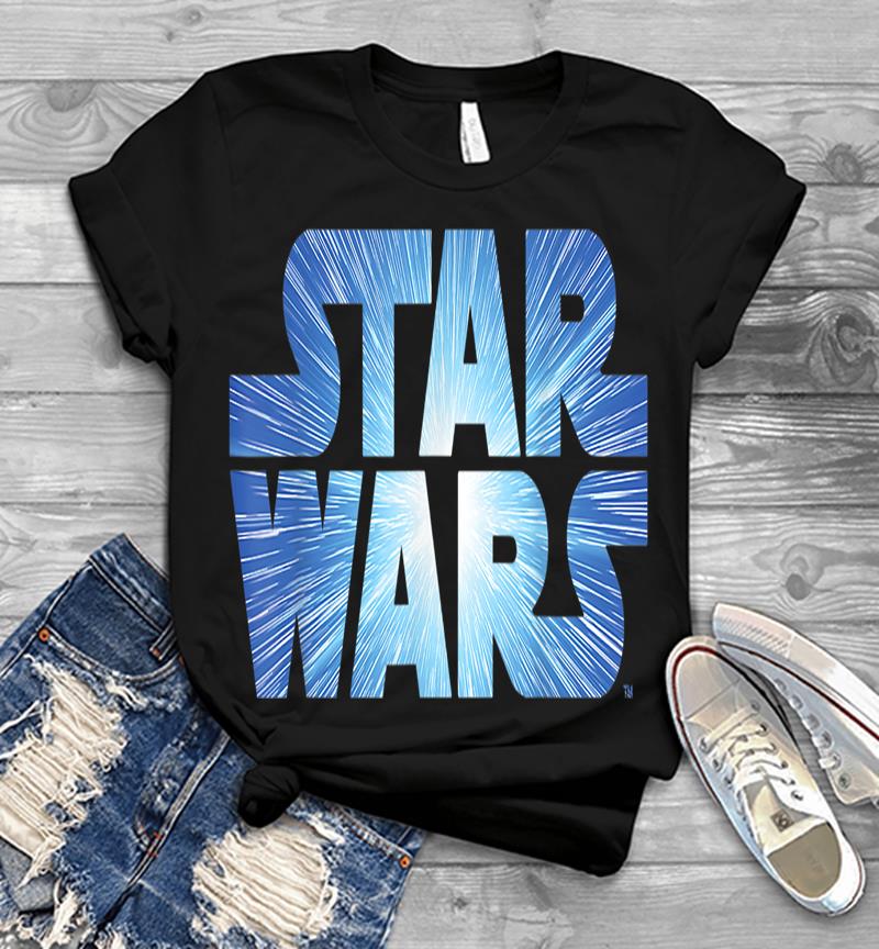 Star Wars Logo Jump To Lightspeed Mens T-Shirt