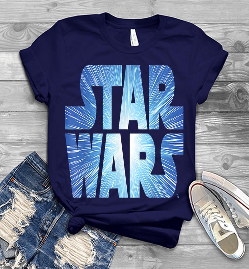 Inktee Store - Star Wars Logo Jump To Lightspeed Mens T-Shirt Image