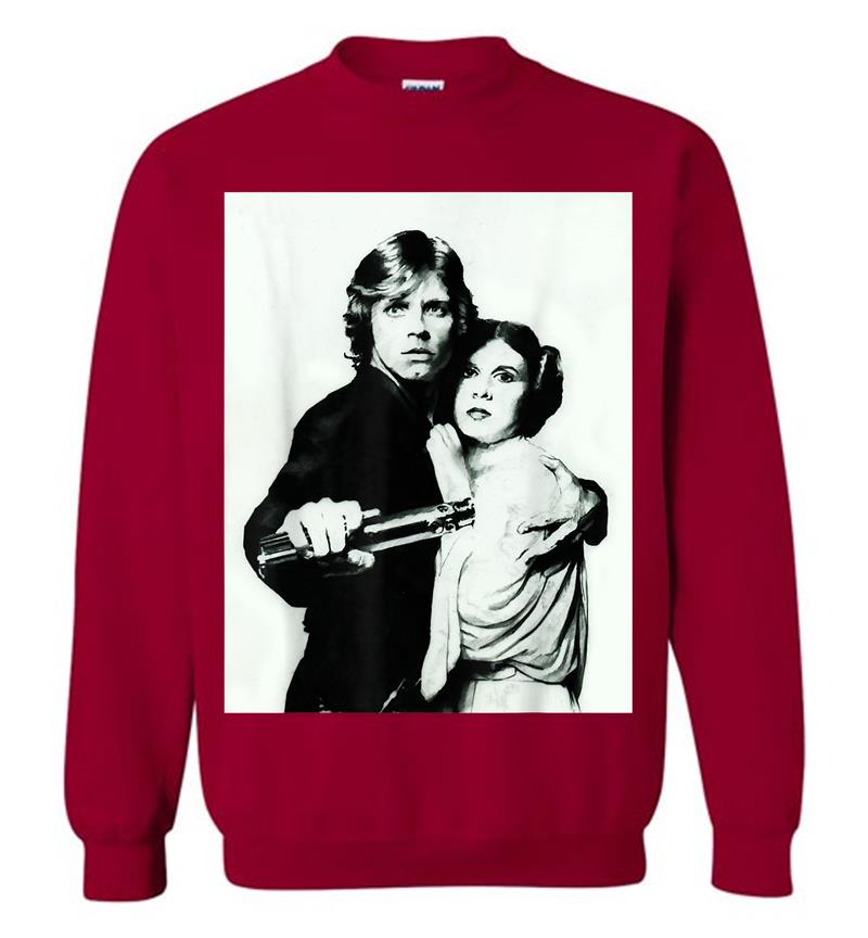 Inktee Store - Star Wars Luke Skywalker Princess Leia Twins Graphic Sweatshirt Image