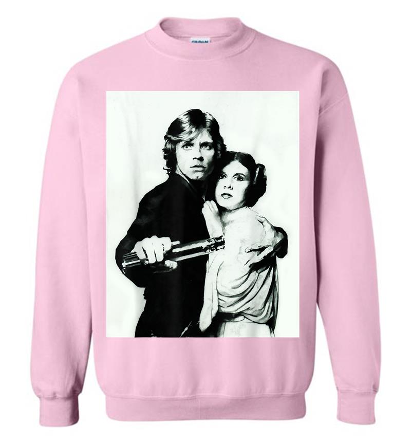 Inktee Store - Star Wars Luke Skywalker Princess Leia Twins Graphic Sweatshirt Image