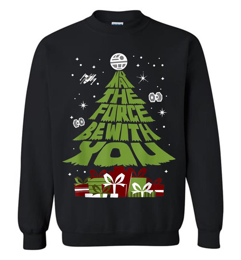 Star Wars May The Force Be With You Christmas Tree Sweatshirt